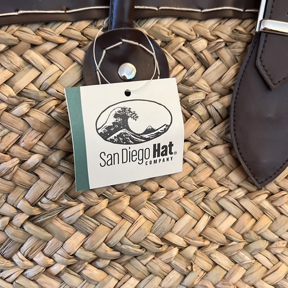 San Diego Hat Company Straw Bag NWT ☀️⛱️🏝️ - Picture 2 of 9